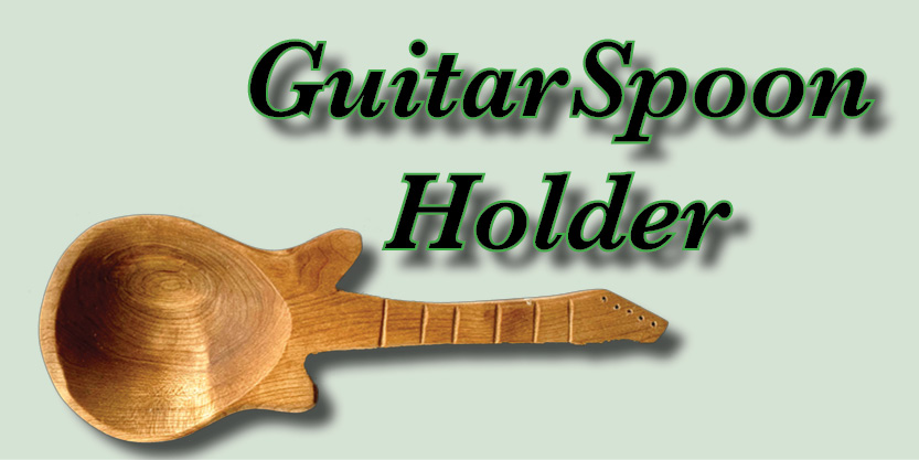 Guitar Spoon Holder